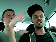 Black gay daddies fuck innocent guys and peeing in a diaper in the car at Boy Crush!