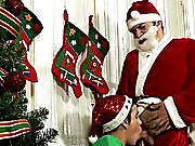 Soon, cum lands on Santa's behind, and it's time for him to get a favor for his anal trouble limp wrist gay hardcore