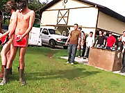This frat has a local farm where they apparently do all their hazing activities... and shit, they are pretty creative free male masturbation group
